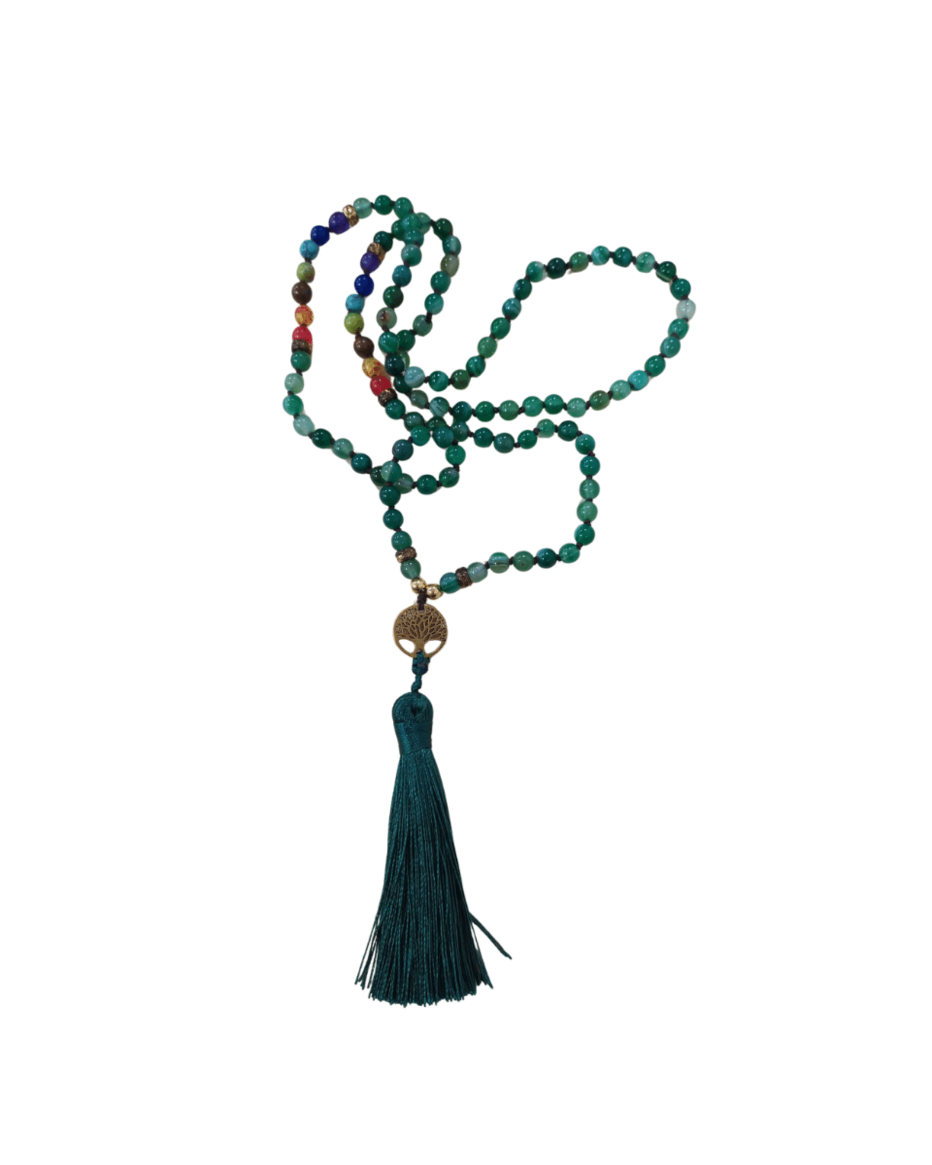 JAPA MALA AGATHA VERDE Y CHAKRAS - 1
