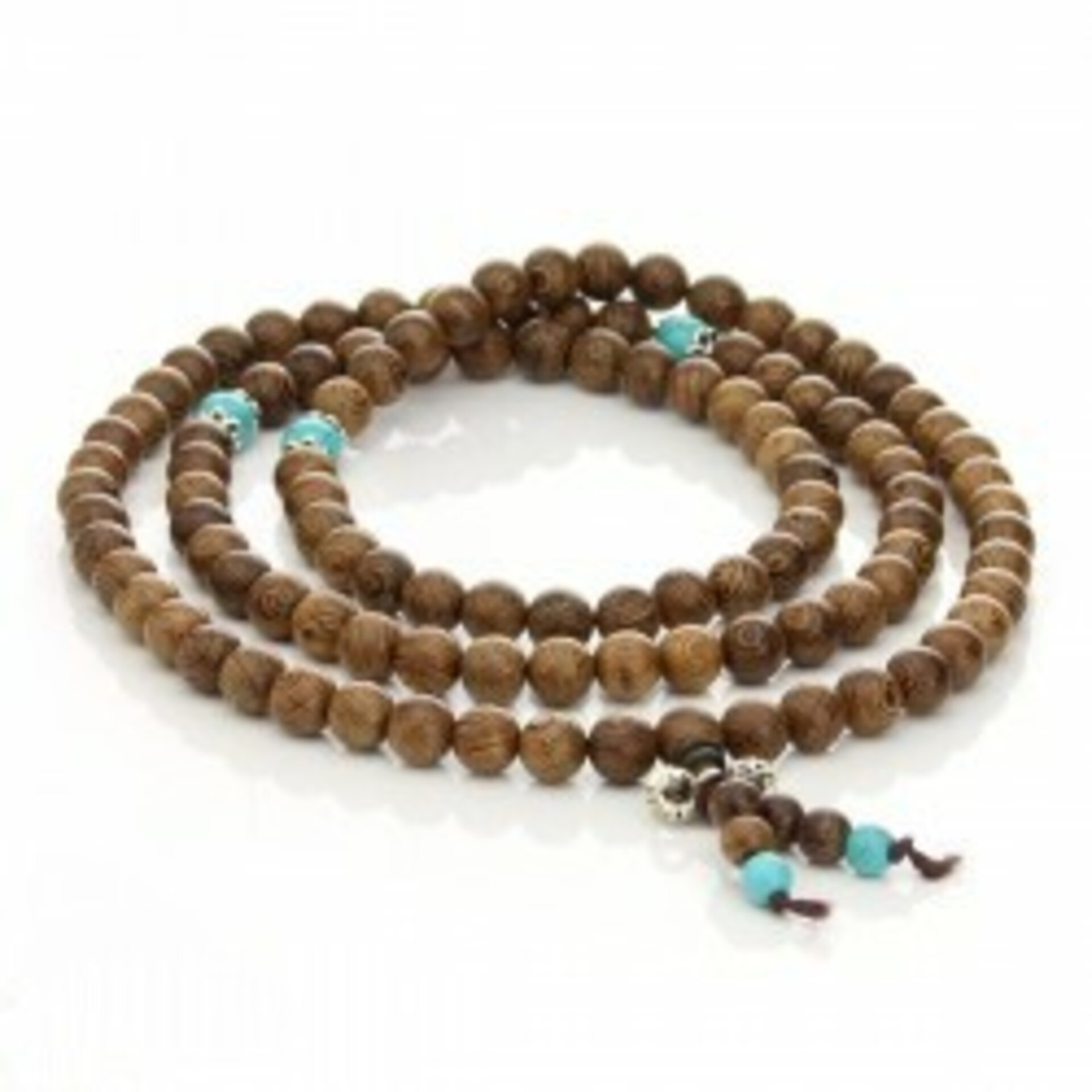 JAPA MALA TURQUESA MADERA - 1