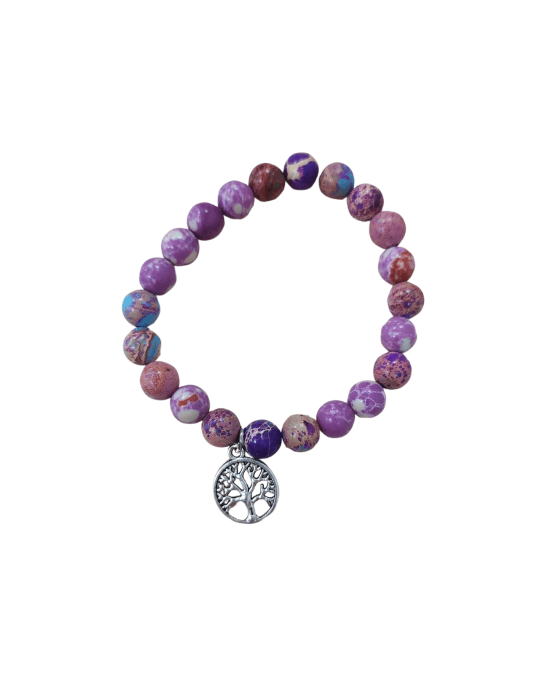 PULSERA AGATA CON ARBOL DE LA VIDA - 1